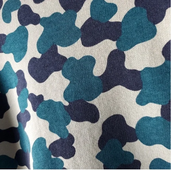 Wesc Men's Bomber Fleece Jacket Blue and Gray Camo Size Small - Picture 8 of 15